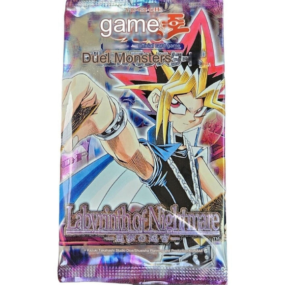Yugioh Labyrinth of Nightmare Japanese Booster Pack -Sealed New Old Stock-Konami - Picture 3 of 5